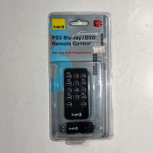 Logic3 PS3 Blu-Ray DVD Remote Control for PlayStation 3, brand new