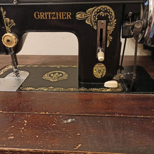 Gritzner collectible sewing machine used, over 70 years old