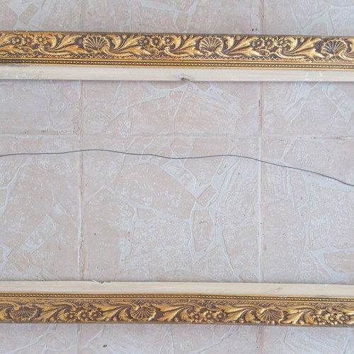 Wooden golden frame #2 dimensions 47×55