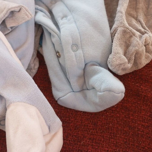 Baby boy winter rompers pack, size 68-74, 5 pieces