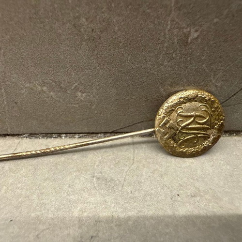 DRL Reichssportabzeichen German stickpin WWII, Wernstein Jena