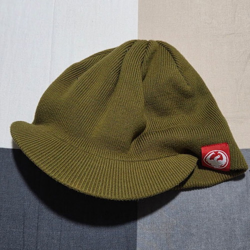 Dragon vintage hat with visor like new, khaki color