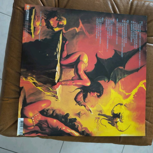 Manowar The Triumph Of Steel double blue vinyl like new
