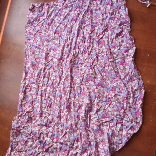 Pareo skirt used, pink, size M