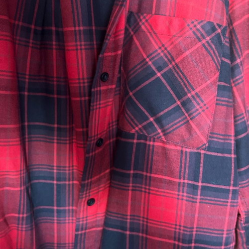 H&M plaid women's shirt used, size S