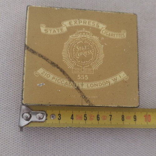 State Express 555 Iron Cigarette Box used