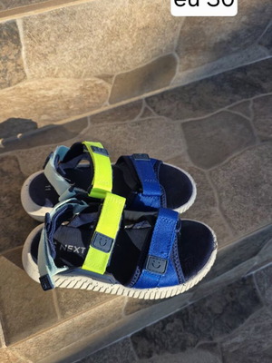 Next boys sandals used, size 30, blue and multicolor