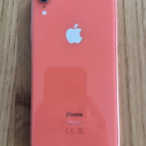 iPhone XR Coral used with 64GB storage