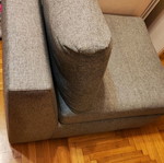 Gray armchair minimal design like new