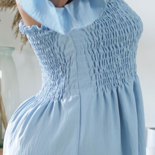 Off Shoulder Dress Blue New Size S