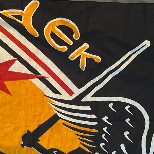AEK Original 21 Small Flag from the 90s Like New