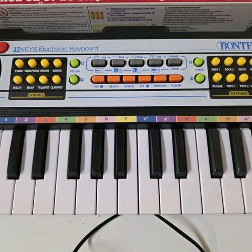Πιανάκι Bontempi ηλεκτρονικό keyboard με 37 πλήκτρα και μικρόφωνο καινούργιο