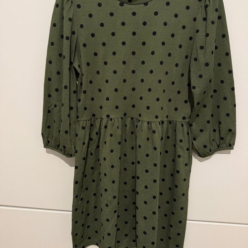 Stradivarius mini dress size M like new, black and green