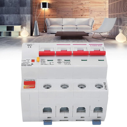 Smart Wi-Fi Automatic Circuit Breaker 220V 4P 40A New