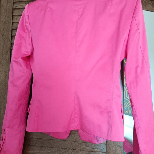 Toi&Moi jacket used, cotton satin, pink, size Medium