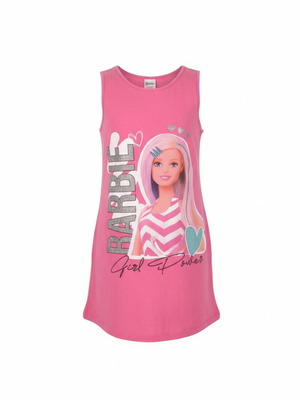 Barbie cotton dress for girls, like new, size 122 cm, pink