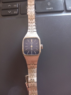 Seiko 11-4120 women's watch used, blue and silver
