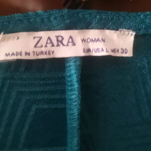 Zara women's dress new, green, size L