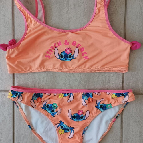 Zara girls' swimsuit Stitch like new, size 13-14 years, multicolor