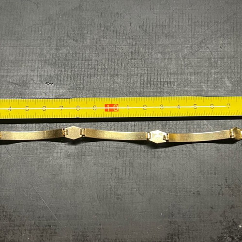 Vintage k14 585 yellow gold bracelet 13.8gr like new