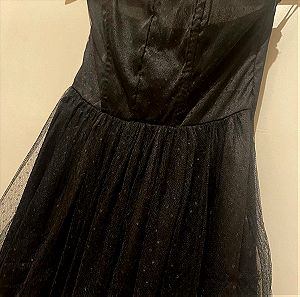 Μαύρο Φόρεμα Μπούστο XS