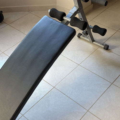 Adjustable folding abdominal bench like new