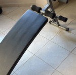 Adjustable folding abdominal bench like new