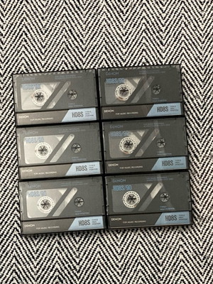 Denon HD8S Type II High Position cassette tapes used, pack