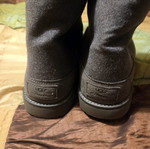 Ugg men's shoes new size 45 black and grey