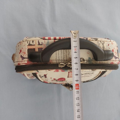 Hard travel toiletry bag