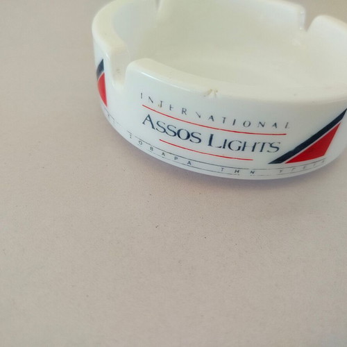 International Assos Lights glass ashtray vintage, used
