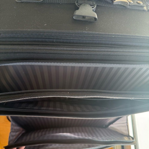 Delsey Black Suitcase Used Large Size