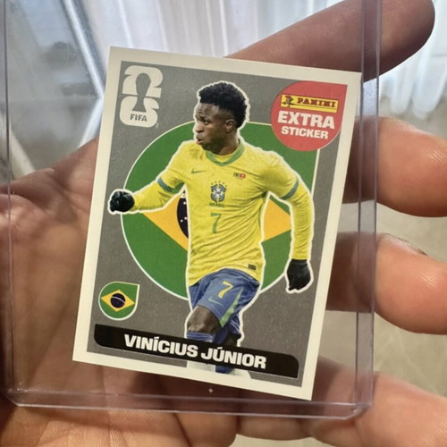 Vinicius Junior silver extra Panini sticker