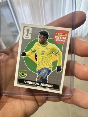Vinicius Junior silver extra Panini sticker