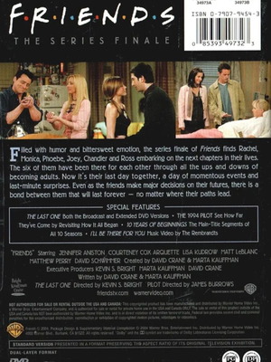 Friends The Series Finale Exclusive Limited Edition DVD like new with subtitles