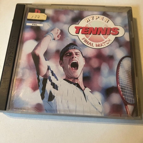 Hyper Tennis PlayStation (PS1) used with discoloration on cover