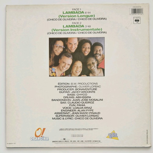 Kaoma Lambada 12" Maxi Single like new