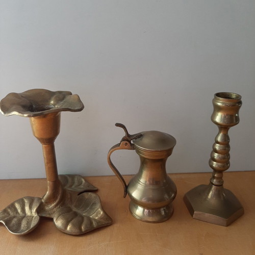 Vintage bronze decorative items like new, set of 3