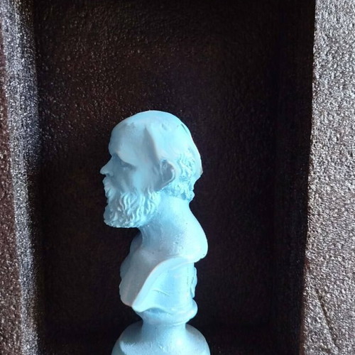 Socrates Philosopher Plaster Statue 15 cm Height Solid New