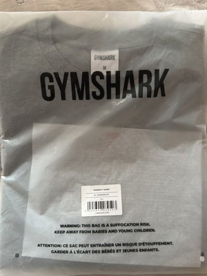 Gymshark Power тениска M нова, сива