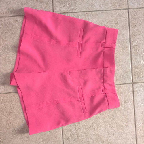 Zara fuchsia high-waist shorts, size XS