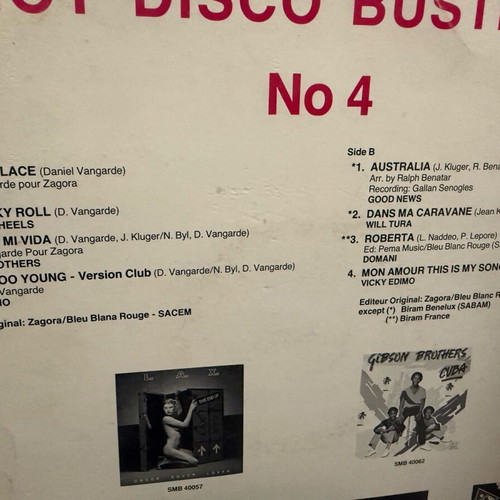 Vinyl record used, disco