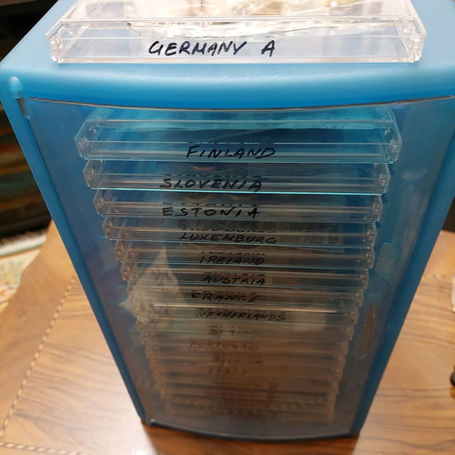 17 Euro Starter Kit new from 13 countries with 16-drawer case