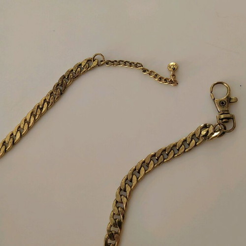 Black&white roses necklace used with chain Pull&bear