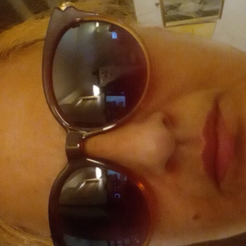 Vintage sunglasses like new, brown and gold
