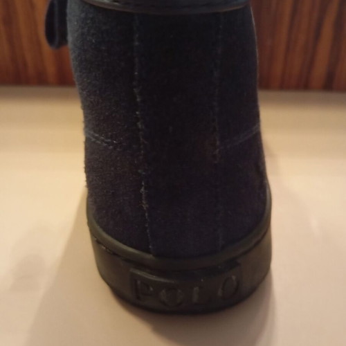 Polo Boys' Casual Shoe Size 27 Blue Suede Like New