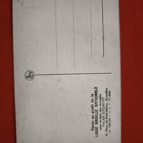Belgian artistic postcard Vers la Lumière like new
