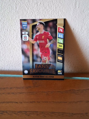 Panini FIFA 365 Fans Favourite Alexis Mac Allister new