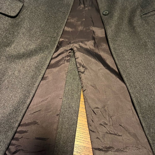 Italian wool coat used, gray, size S