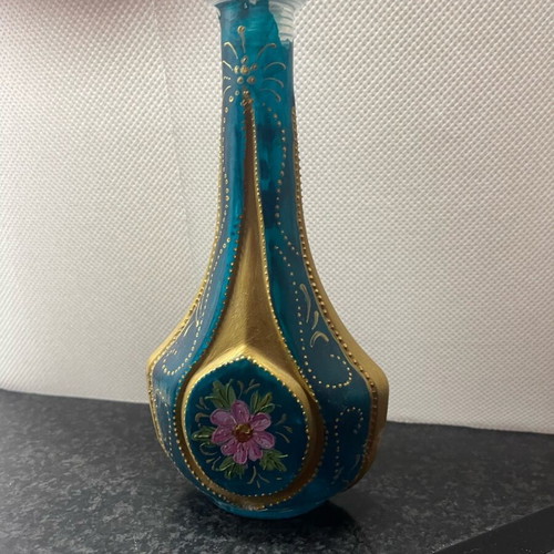 Painted small bottle used